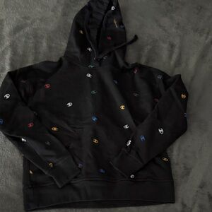 Champion Men's Hoodie with Colorful Logo Accents
